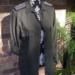 ZARA long sleeve shirt 🫒 olive green